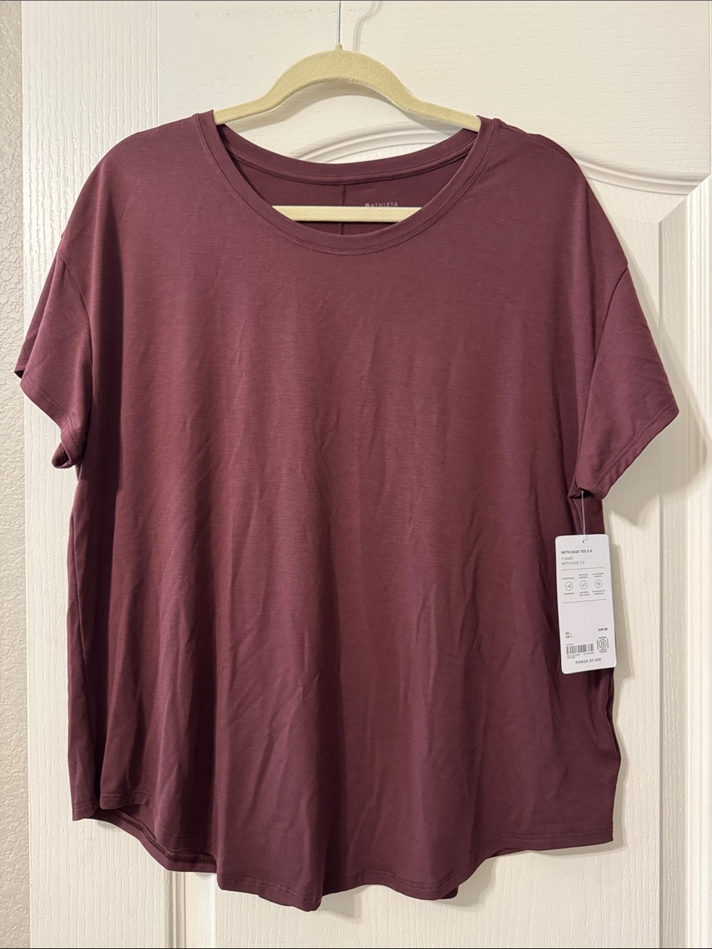 Athleta With Ease Tee 2.0 US Large NWT